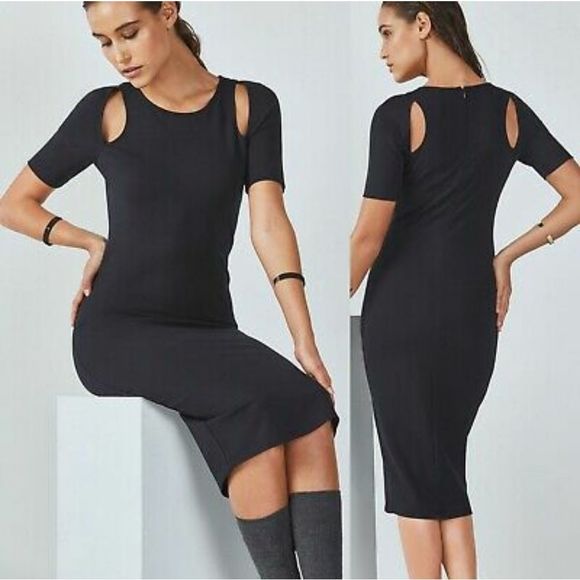 Fabletics Eva Midi Cutout Bodycon Dress Sz. Med. 8 - Picture 11 of 11